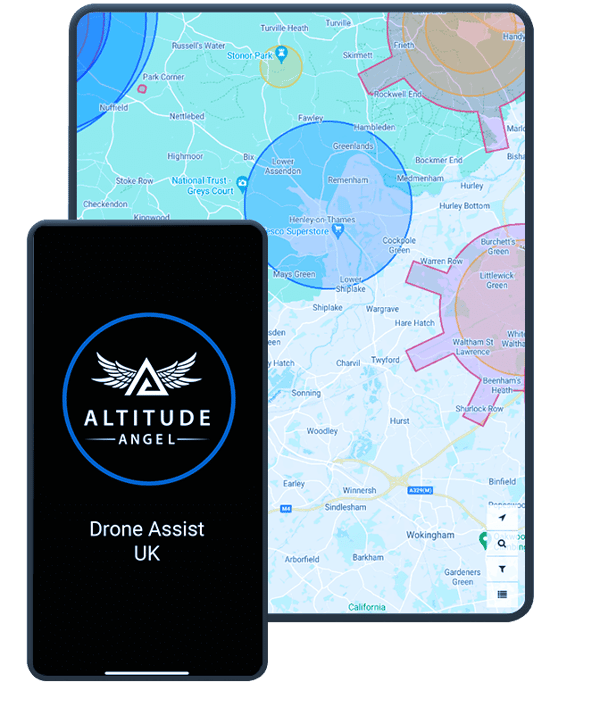 Drone Assist app airspace restrictions
