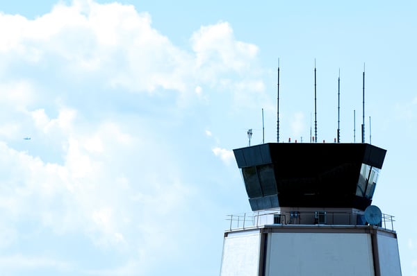 Airport air traffic tower
